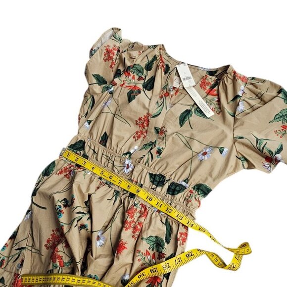 Anthropologie The Somerset Maxi Dress, Short Sleeve, Smocked, Tiered, Floral, S - Picture 5 of 10